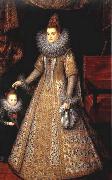 Portrait of Isabella Clara Eugenia of Austria with her Dwarf